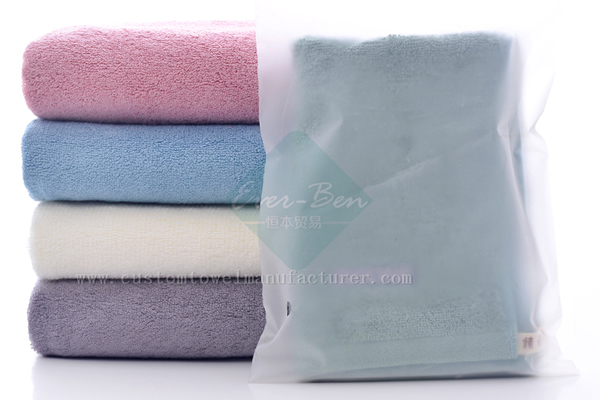 China EverBen Custom cool beach towels Factory ISO Audit Bamboo Face Towels Factory